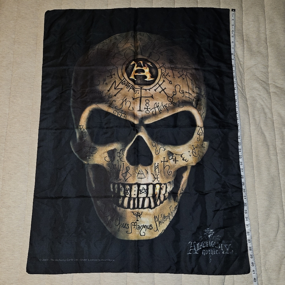 Alchemy Gothic Skull Wall Hanging